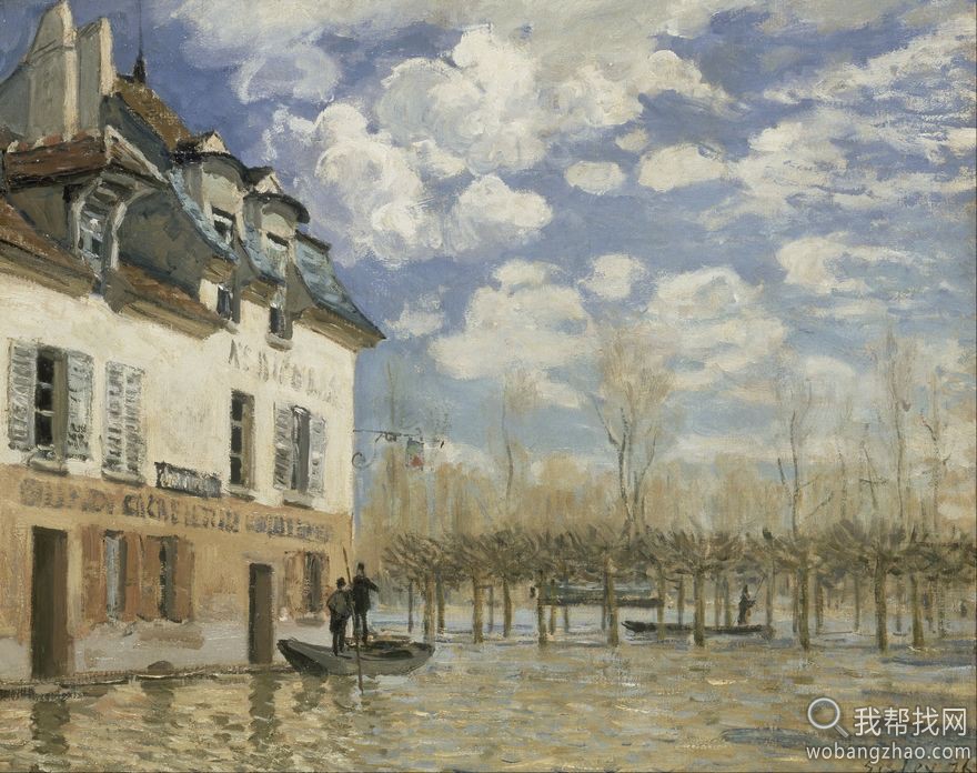 Alfred Sisley Boat in the Flood at Port Marly .jpg