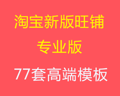 新版旺铺77套高端模板