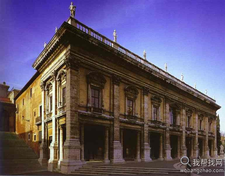 Michelangelo - Capitol, facade of the Conservators' Place.JPG