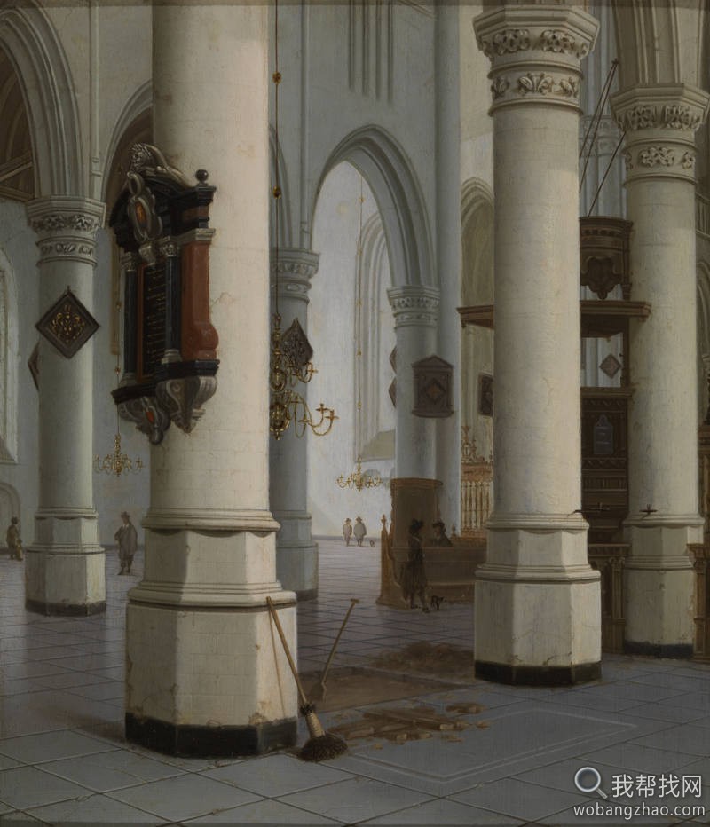 Hendrick Cornelisz Van Vliet - Interior of the Nieuwe Kerk , new Church, in Delft.jpg