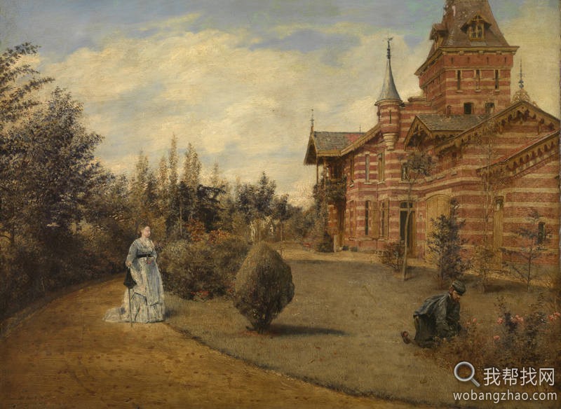 Henri De Braekeleer - The Country House of Gustave Couteaux.jpg